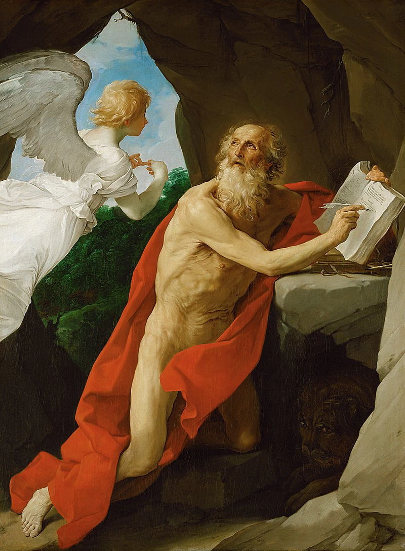 252-San Girolamo e l'angelo-Kunsthistorisches Museum, Vienna 